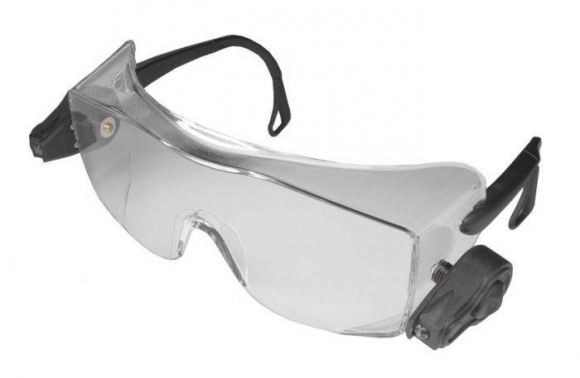 3M-EMSD LightVision LED Safety Glasses, Over the Glasses Style  3M-EMSD LightVision LED Safety Glasses, Over the Glasses Style