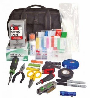 FIB Blue Basic Military Cleaning & Tool Kit (TFOCA-II - M29504/16) with Continuity Tester