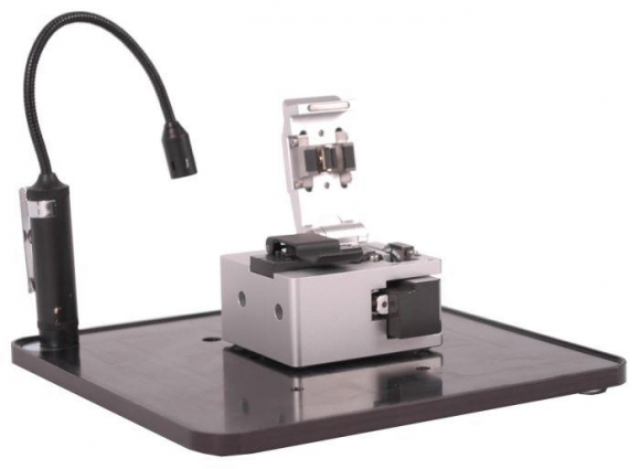 FIB Cleaver Work Tray with Gooseneck LED Light LYNX  FIB Cleaver Work Tray with Gooseneck LED Light LYNX