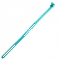 FIB Dust Cap Connector 1.25 Ferrules Universal with Jacket Strap Aqua - 100 Pack