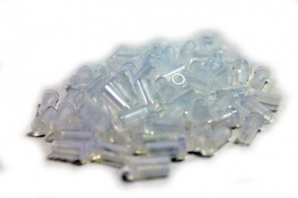 FIB Dust Cap Connector 2.5mm Ferrules Clear - 100 Pack  FIB Dust Cap Connector 2.5mm Ferrules Clear - 100 Pack