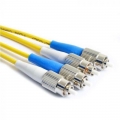 FIB Fiber Optic Patch Cable, FC to FC UPC-UPC, 3 meters, 3mm Duplex SM SMF-28 Ultra Fiber