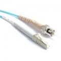 FIB Fiber Optic Patch Cable, LC PC to ST PC, 3 meters 1.6mm Simplex MM ClearCurveOM3 Fiber