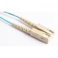 FIB Fiber Optic Patch Cable, SC PC to SC PC, 2 meters, 1.6mm Simplex MM ClearCurveOM3 Fiber
