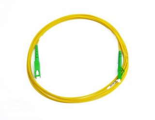 FIB Fiber Optic Patch Cable, SC to LC APC-APC, 2 meters, 1.6mm Simplex SM SMF-28 Ultra Fiber