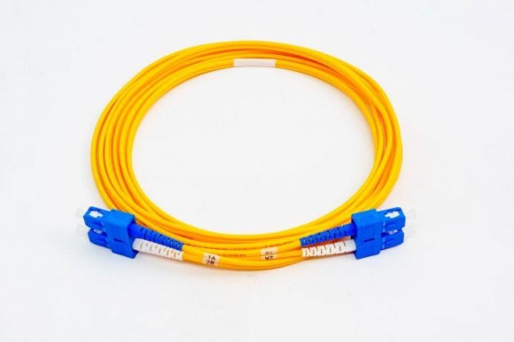 FIB Fiber Optic Patch Cable, SC to SC UPC-UPC, 2 meters, 3mm Duplex SM SMF-28 Ultra Fiber  FIB Fiber Optic Patch Cable, SC to SC UPC-UPC, 2 meters, 3mm Duplex SM SMF-28 Ultra Fiber