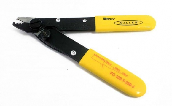 Miller Fiber Optic Strippers Tri Hole 250um, 900um & 3mm Jacket (Miller PN F0103-T-250-J)  Miller Fiber Optic Strippers Tri Hole 250um, 900um & 3mm Jacket (Miller PN F0103-T-250-J)