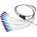 MTP/Male-LC/UPC SM, 12 Fiber Ribbon, 1 Meter