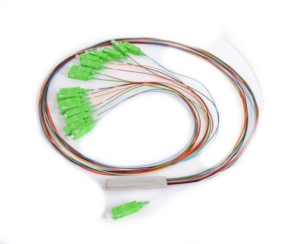 Planar Lightwave Circuit Splitter 1x16 PLC with SC/APC Fan Out  Planar Lightwave Circuit Splitter 1x16 PLC with SC/APC Fan Out