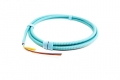 TLC 12 Fiber, 50/125um MM ClearCurve OM4, Micro-Distribution Fiber Optic Cable with Aluminum Interlocking Armor, Plenum, Aqua  TLC 12 Fiber, 50/125um MM ClearCurve OM4, Micro-Distribution Fiber Optic Cable with Aluminum Interlocking Armor, Plenum, Aqua