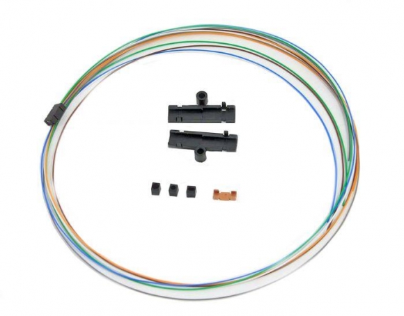 6 Fiber Color Coded Buffer Tube/Ribbon Fan-Out Kit-25" Tubing  6 Fiber Color Coded Buffer Tube/Ribbon Fan-Out Kit-25" Tubing