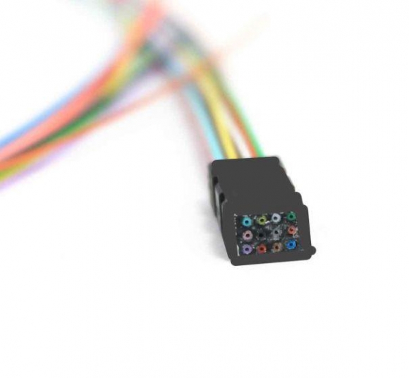 Corning 12 Fiber Color Coded Fan-Out Kit 25" Tubing Length  Corning 12 Fiber Color Coded Fan-Out Kit 25" Tubing Length