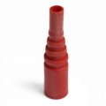 FIB Connector Boot FC 3.0mm Red - 25 Pack