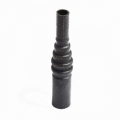 FIB Connector Boot ST 3.0mm Black - 25 Pack