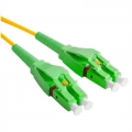 FIB Fiber Optic Cable Duplex 1.6mm SM SMF-28 Ultra Fiber LC/APC to LC/APC UNIBODY 1m