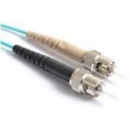 FIB Fiber Optic Patch Cable, ST PC to ST PC, 5 meters, 1.6mm Simplex MM ClearCurveOM3 Fiber