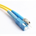FIB Fiber Optic Patch Cable, ST to SC UPC-UPC, 10 meters, 3mm Simplex SM SMF-28 Ultra Fiber