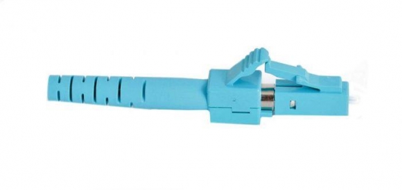 FIB LC Connector Simplex Multimode 50um OM3 Aqua Housing 1.6-2mm Boot  FIB LC Connector Simplex Multimode 50um OM3 Aqua Housing 1.6-2mm Boot