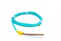 TLC 12 Fiber, 50/125um ClearCurve OM3, Distribution Fiber Optic Cable, Plenum, Aqua