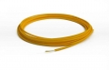 TLC 2mm Simplex 9/125um SM SMF28 Ultra Fiber Optic Cable, Riser, Yellow