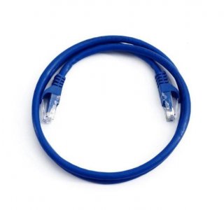 Cat5E 4' Patchcord w/boots, Blue
