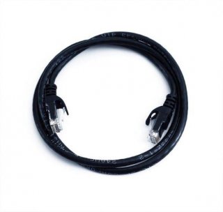 Cat6 20' Patchcord w/Boots, Black