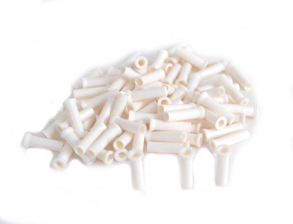 FIB Dust Cap Mating Sleeve Adapter LC White Round Head - 100 Pack  FIB Dust Cap Mating Sleeve Adapter LC White Round Head - 100 Pack