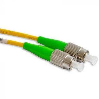 FIB Fiber Optic Patch Cable, FC to FC APC-APC, 10 meters, 3mm Simplex SM SMF-28 Ultra Fiber