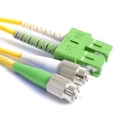 FIB Fiber Optic Patch Cable, FC to SC APC-APC, 5 meters, 3mm Duplex SM SMF-28 Ultra Fiber