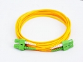 FIB Fiber Optic Patch Cable, SC APC to SC APC, 3 meters, 3mm Duplex SM SMF-28 Ultra Fiber