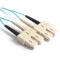 FIB Fiber Optic Patch Cable, SC PC to SC PC, 1 meter, 1.6mm Duplex MM ClearCurveOM4 Fiber