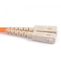 FIB Fiber Optic Patch Cable, SC PC to SC PC, 3 meters, 3mm Simplex MM Infinicor 300 Fiber