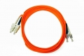 FIB Fiber Optic Patch Cable, ST PC to SC PC, 10 meters, 3mm Duplex MM Infinicor 300 Fiber