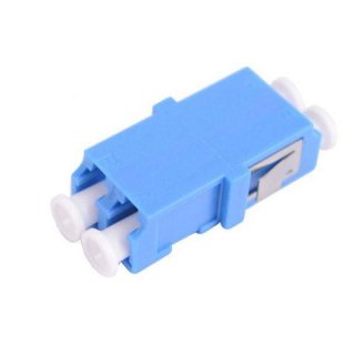 FIB LC Duplex Adapter Ceramic Flangeless-Blue
