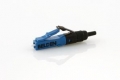 FX Brilliance Universal Connector LC SM OS2 Blue- 25 Pack