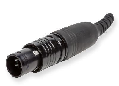 FIB Blue Delphi 4-Channel Plug - Plug, Singlemode, 1 Foot Length  FIB Blue Delphi 4-Channel Plug - Plug, Singlemode, 1 Foot Length