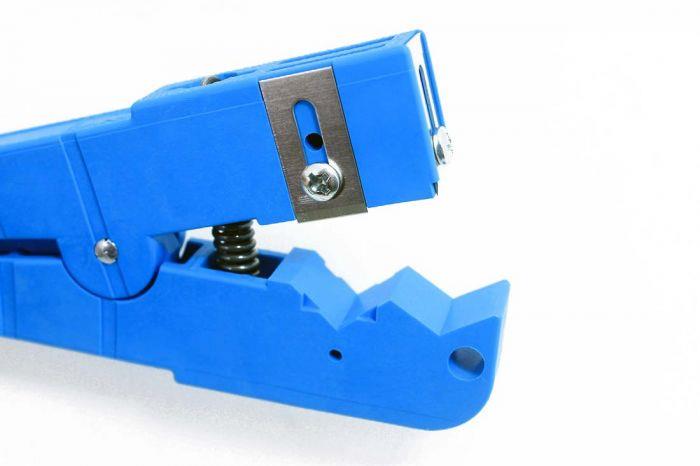 FIB Buffer Tube Stripper Blue for 1/8" to 7/32"