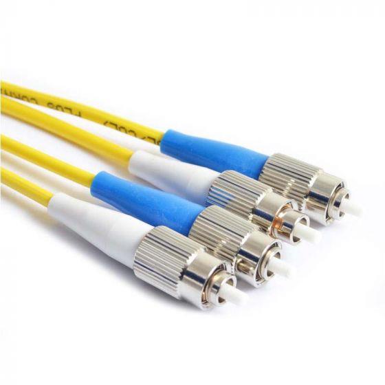 FIB Fiber Optic Patch Cable, FC to FC UPC-UPC, 1 meter, 3mm Duplex SM SMF-28 Ultra Fiber  FIB Fiber Optic Patch Cable, FC to FC UPC-UPC, 1 meter, 3mm Duplex SM SMF-28 Ultra Fiber
