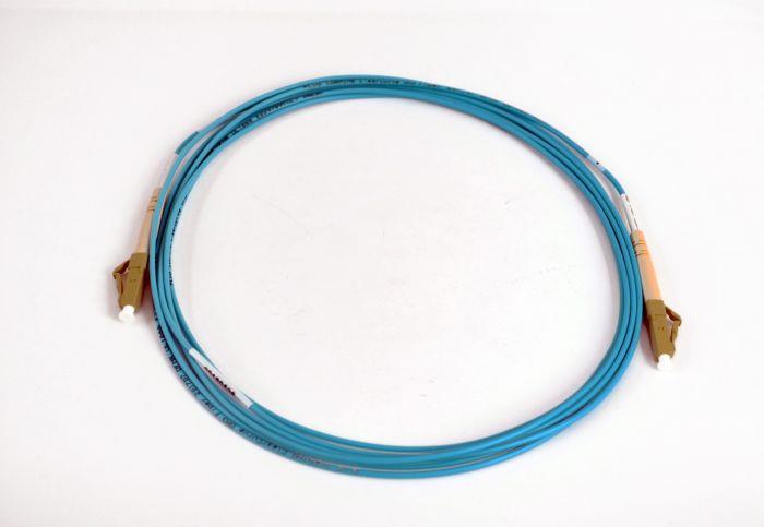 FIB Fiber Optic Patch Cable, LC PC to LC PC, 5 meters, 1.6mm Simplex MM ClearCurveOM3 Fiber