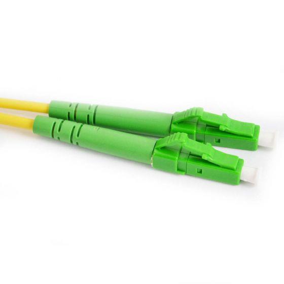 FIB Fiber Optic Patch Cable, LC to LC APC-APC, 5 meters, 1.6mm Simplex SM SMF-28 Ultra Fiber  FIB Fiber Optic Patch Cable, LC to LC APC-APC, 5 meters, 1.6mm Simplex SM SMF-28 Ultra Fiber