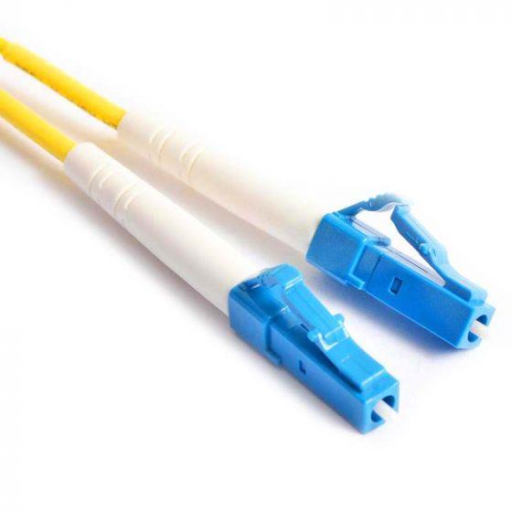 FIB Fiber Optic Patch Cable, LC to LC UPC-UPC, 3 meters, 1.6mm Simplex SM SMF-28 Ultra Fiber  FIB Fiber Optic Patch Cable, LC to LC UPC-UPC, 3 meters, 1.6mm Simplex SM SMF-28 Ultra Fiber