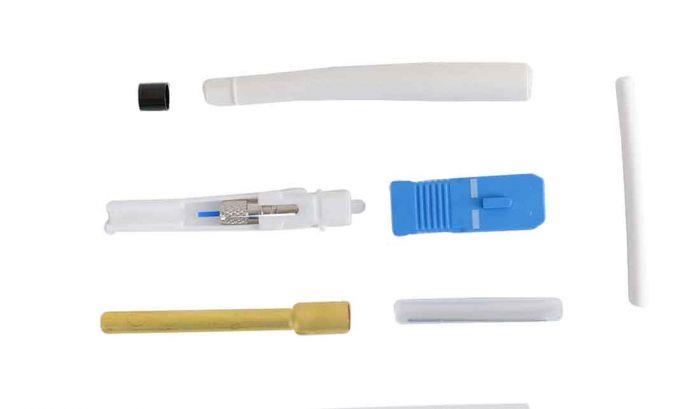 FIB Splice-On Connector SC UPC Singlemode Armordillo 3mm / 2mm / 1.6mm White 100 Pack