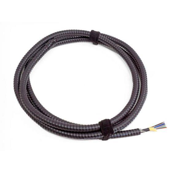 TLC 24 Fiber, 50/125um MM ClearCurve OM3, Indoor/Outdoor Fiber Optic Cable with Aluminum Interlocking Armor, Plenum, Black TLC 24 Fiber, 50/125um MM ClearCurve OM3, Indoor/Outdoor Fiber Optic Cable with Aluminum Interlocking Armor, Plenum, Black