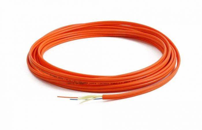 TLC Duplex 62.5/125um MM Cable Riser - Orange 3.0mm Fiber Optic Cable
