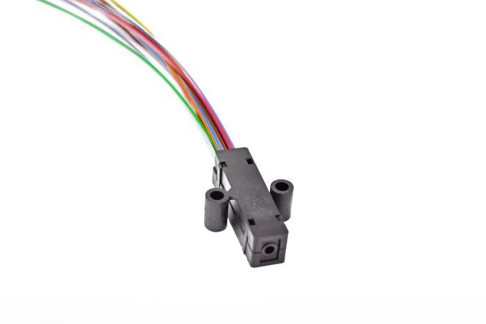 12 Fiber Color Coded Buffer Tube/Ribbon Fan-Out Kit 25" Tubing