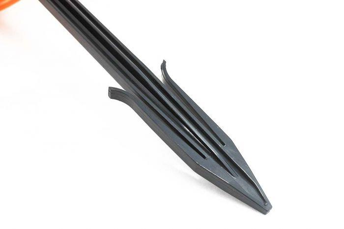 7" Buried Fiber Optic Cable Soil Marker Disk with 13" Plastic Stake