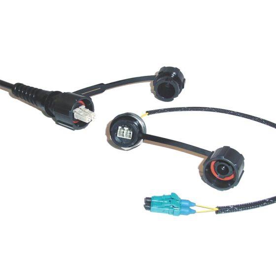 FIB Blue ODVA SC Plug to ST 1-fiber SM 1'  FIB Blue ODVA SC Plug to ST 1-fiber SM 1'