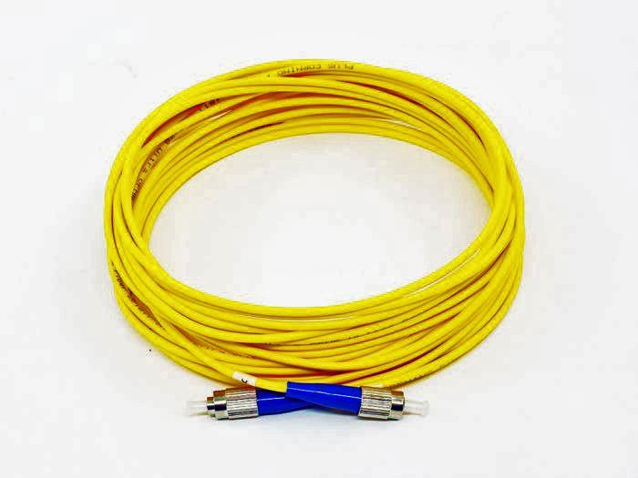 FIB Fiber Optic Patch Cable, FC UPC to FC UPC, 10 meters, 3mm Simplex SM SMF-28 Ultra Fiber