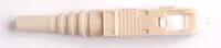 FIB SC Connector 2mm Multimode Zirconia Boot Beige