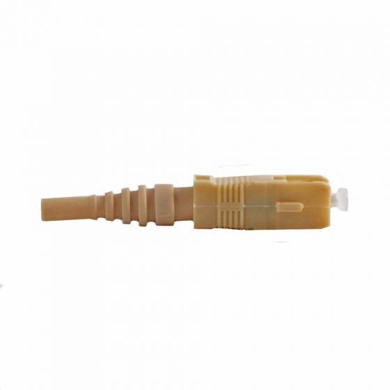 FIB SC Connector Multimode 127um Zirconia 3.00mm Boot  FIB SC Connector Multimode 127um Zirconia 3.00mm Boot